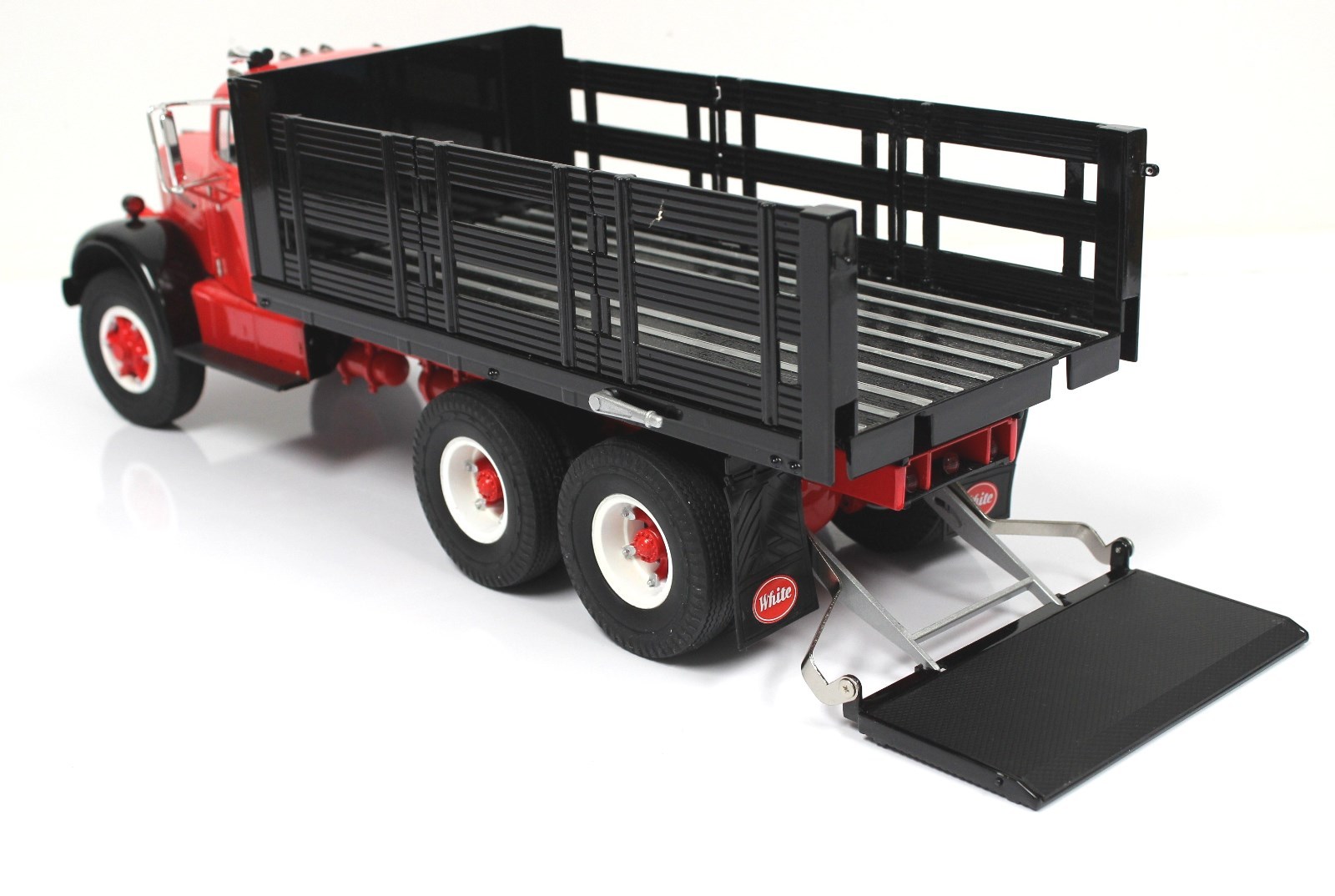 Fumby Street Motors 1957 White WC-22 Stake Truck 1:15 MIB Ltd Edition Red Black