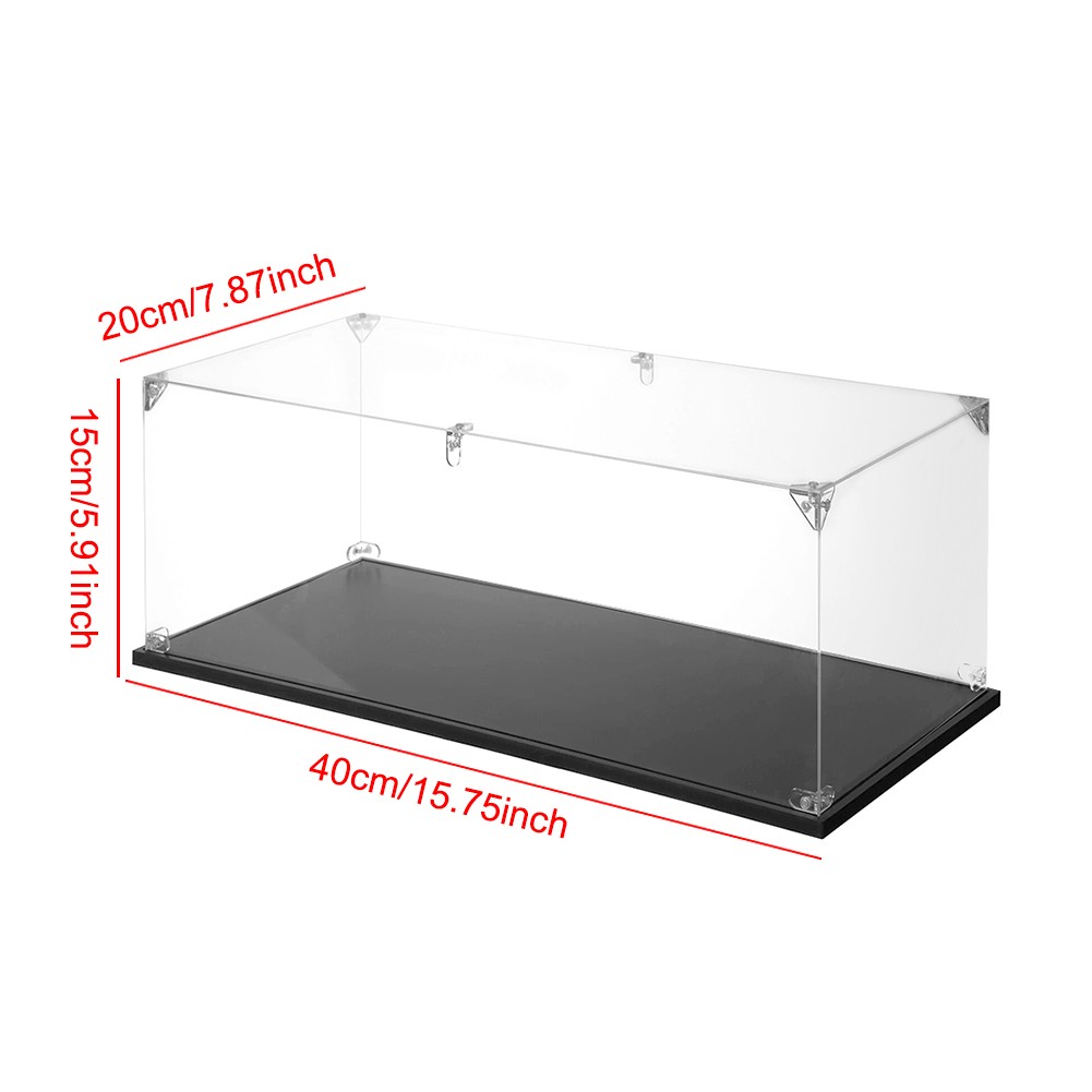 Acrylic Display Case Storage Box For Diecast Cars Collectibles Figures Doll Toys