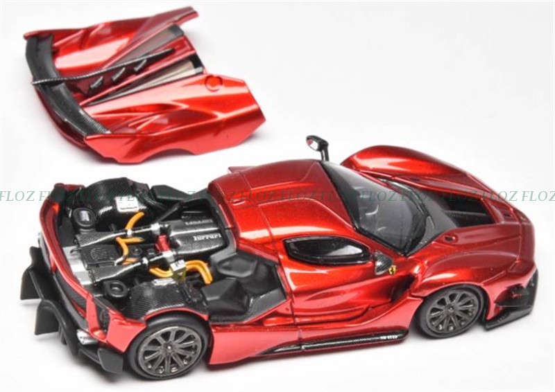 1:64 Little Toys Ferrari FXX-K EVO Supercar LTD 699PCS Metal red black wheel