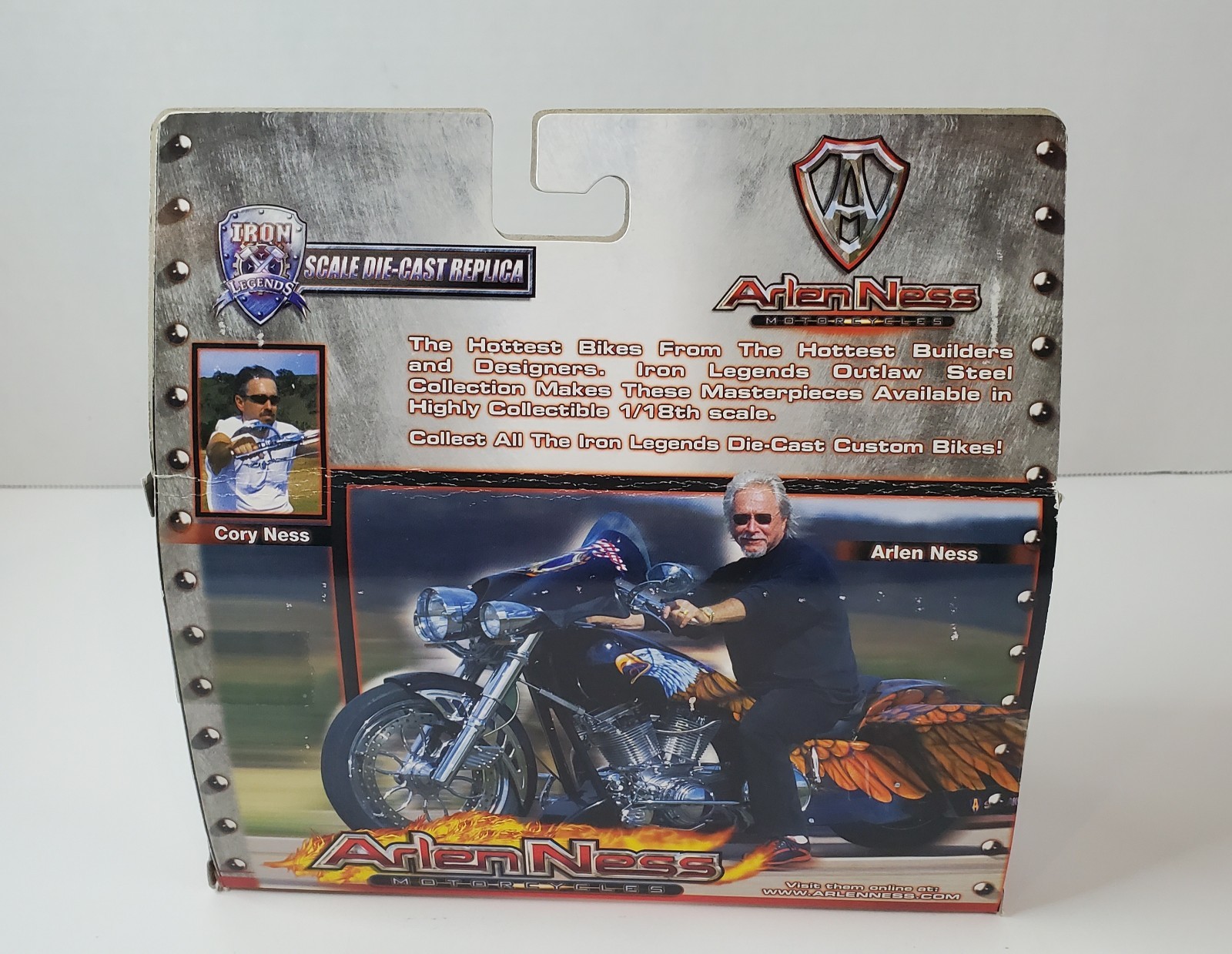 Arlen Ness Motorcycles 1:18 Scale Die Cast Motorcycle Iron Legends Lot