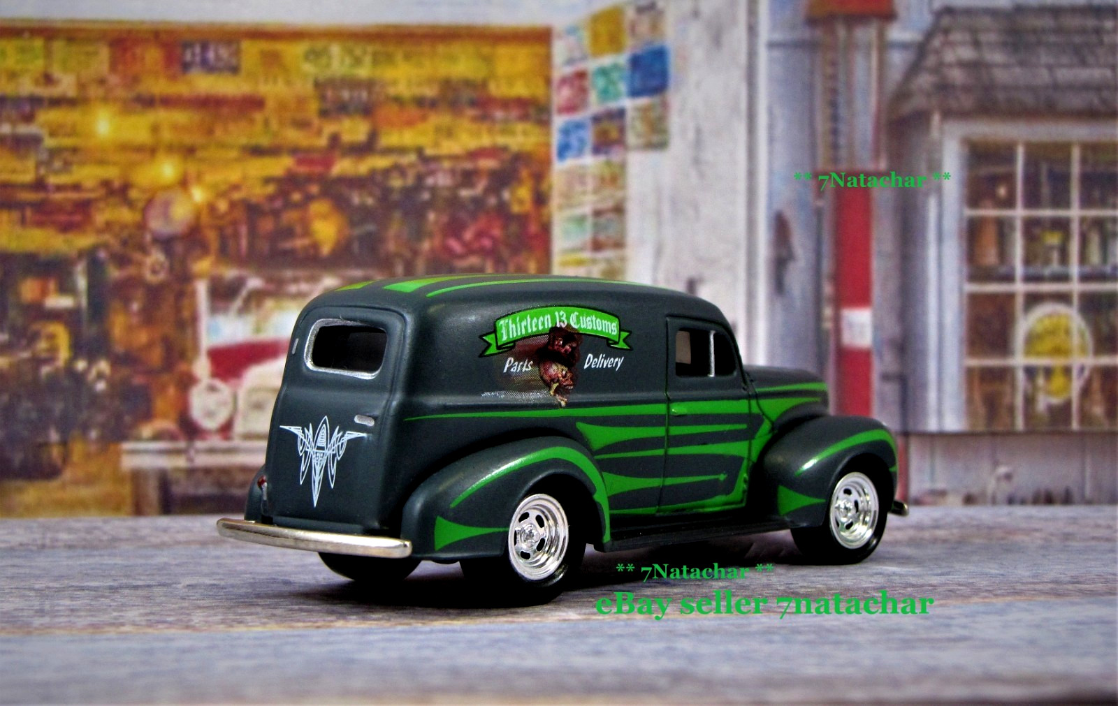 1940 Ford Panel Wagon Shop Parts Delivery Truck Model Classic Hot Rod C