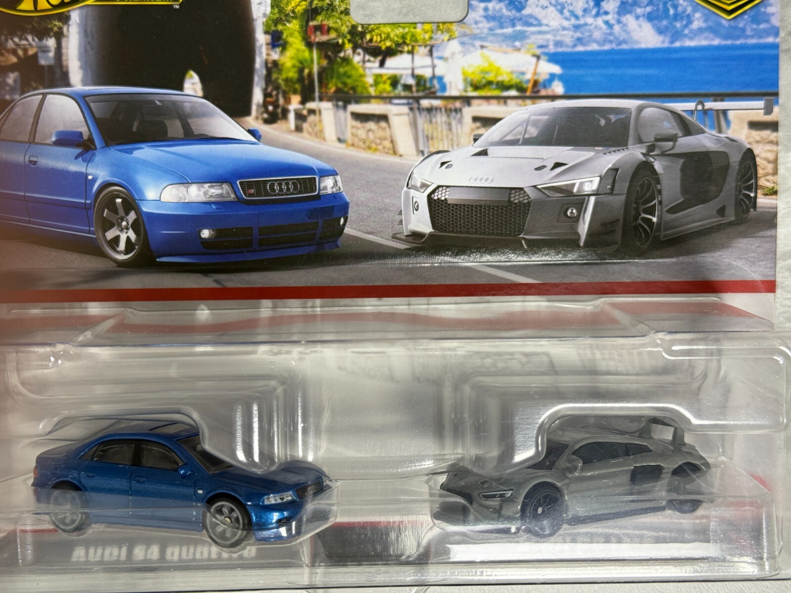 2024 Hot Wheels Car Culture 2 Pack Audi S4 Quattro & Audi R8 LMS , Free Shipping