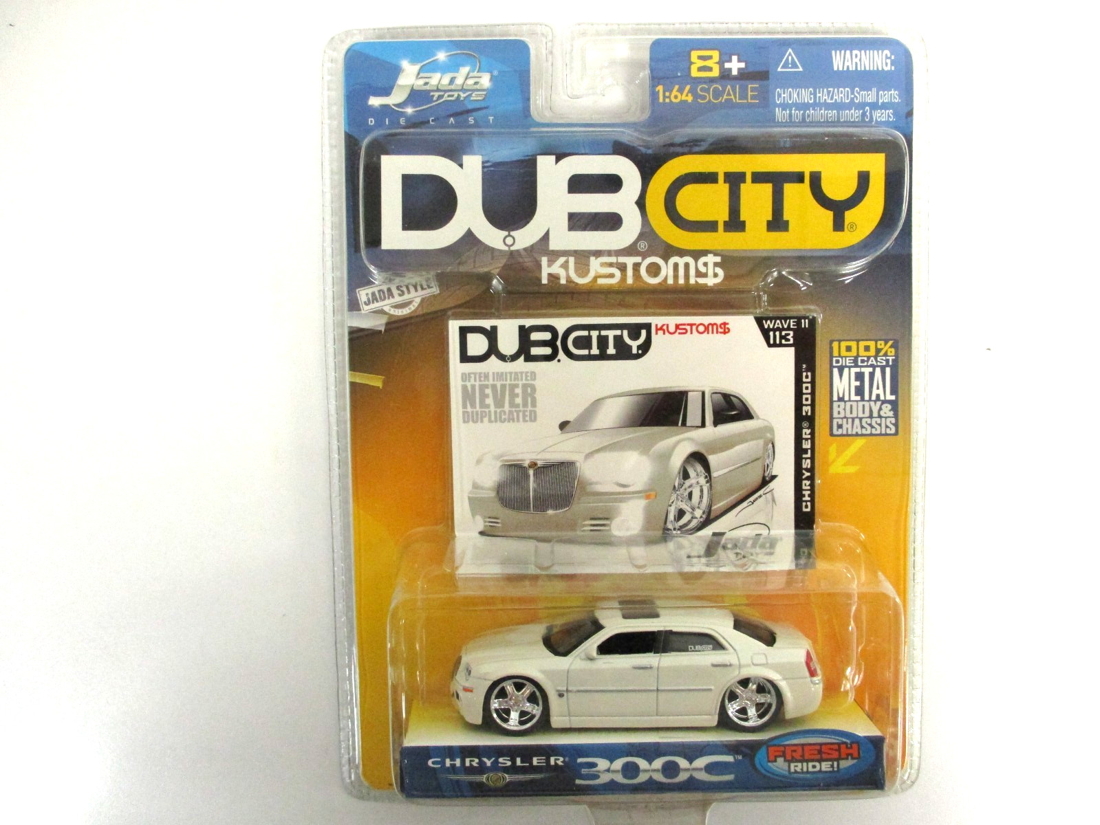 JADA – DUB CITY – KUSTOMS – 2005 / 2006 CHRYSLER 300C – 1/64 DIECAST