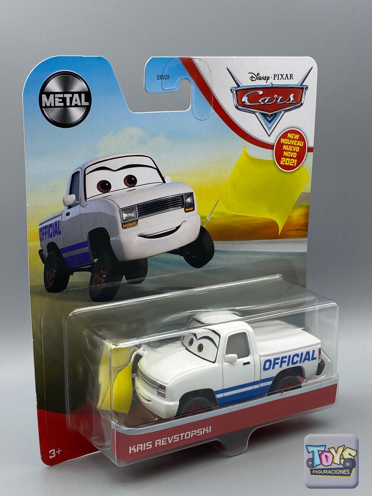 Disney Pixar Cars KRIS REVSTOPSKI YELLOW FLAG Metal Series New For 2021