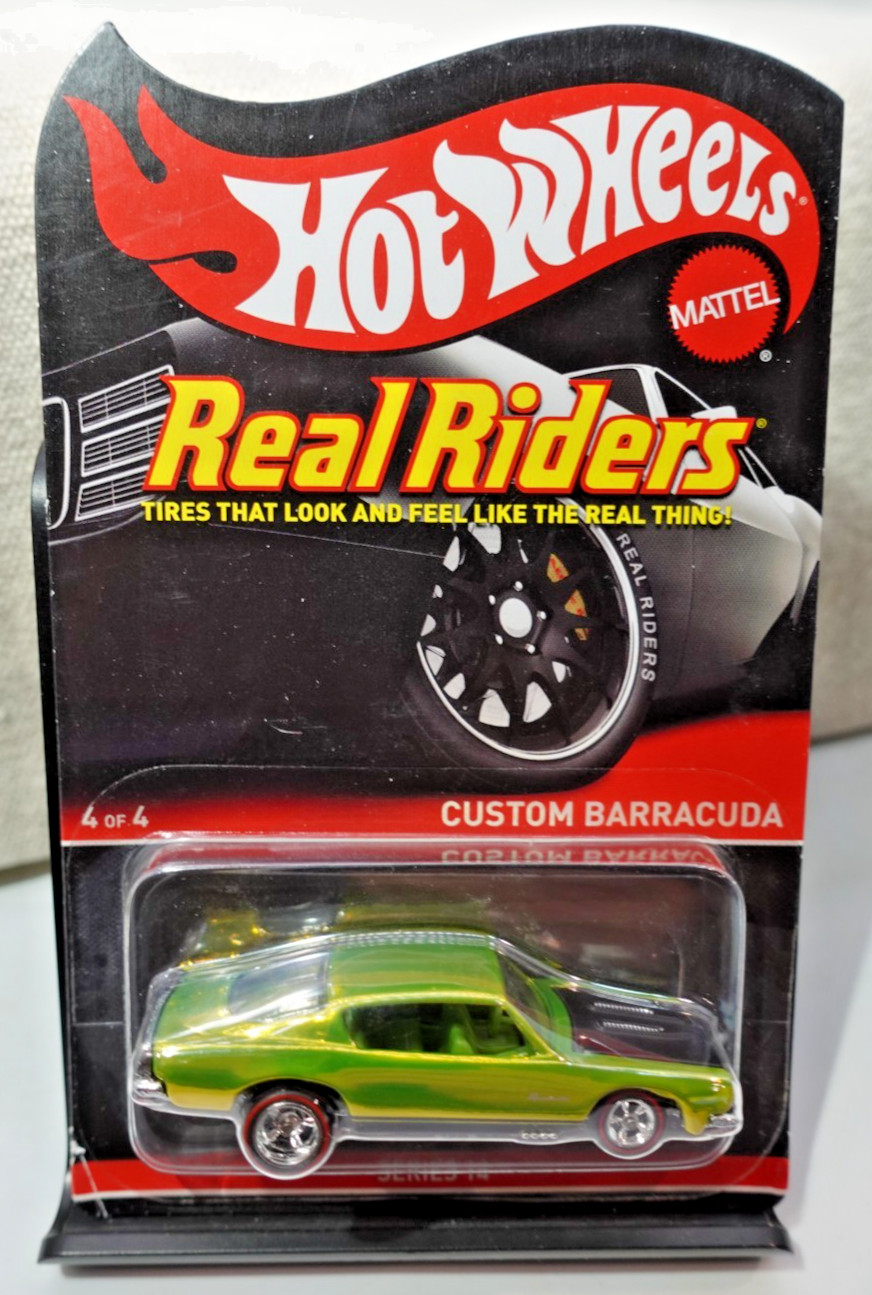 Hot Wheels RLC Real Riders Custom Barracuda 1/64