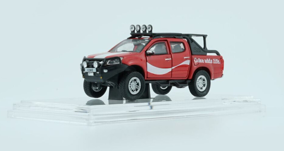 BM Creations “Coke-Cola” 2018 Isuzu D-Max – RHD 1:64 Scale Diecast Car COKE050