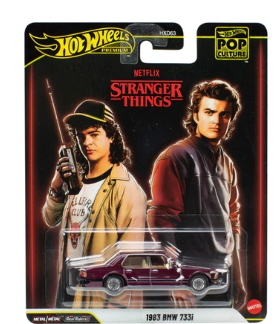 2025 Hot Wheels Premium Pop Culture Stranger Things 1983 BMW 733i Maroon