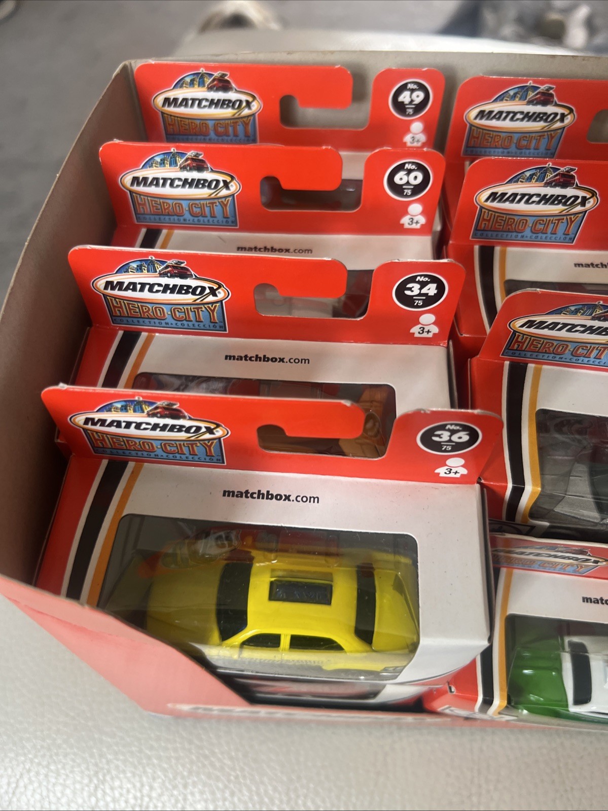 matchbox boxed cars Hero City Vintage job lot 35 various cars.