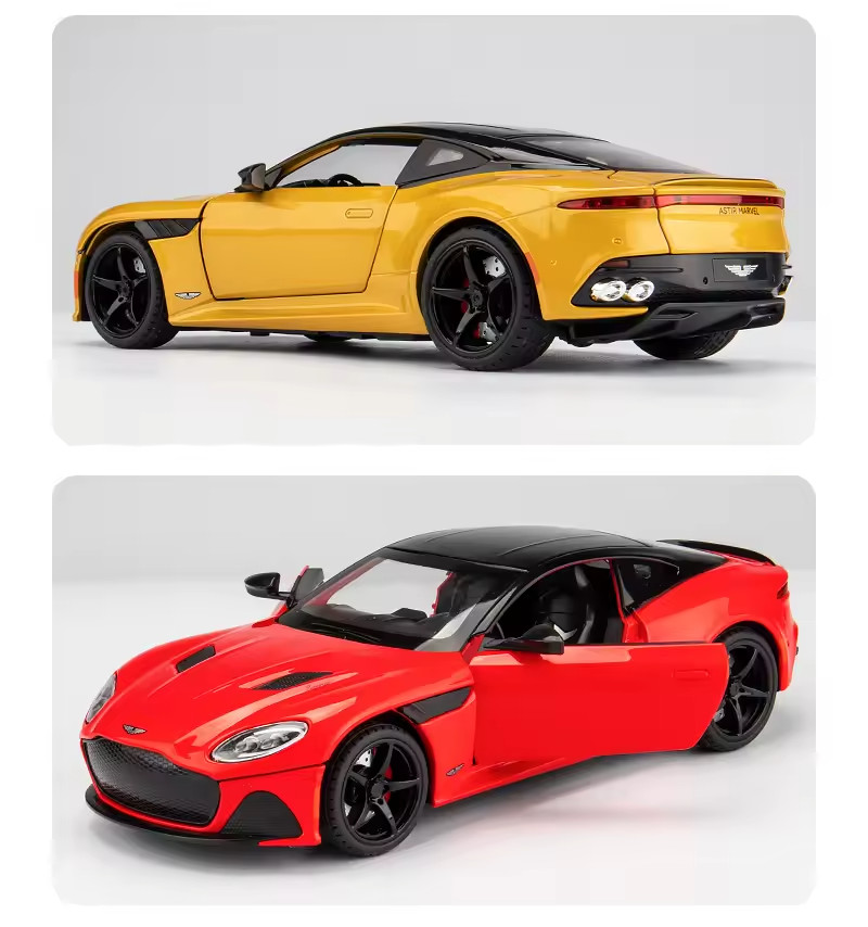 1:24 Aston Martin DBS Superleggera Diecast Alloy Car Model Sports Toy Gift