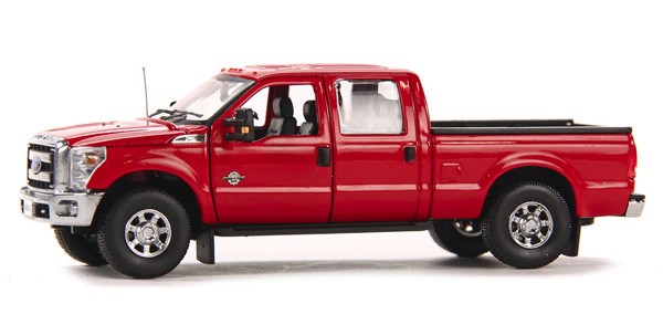 Sword 1200-RC 1:50 Ford F250 XLT Crew Cab Pickup with 6″ Bed in Red/Chrome