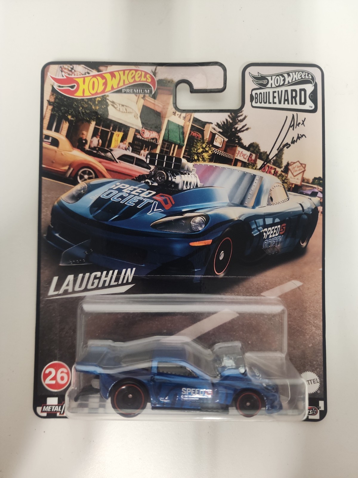 Hot Wheels Boulevard Corvette Z06 Drag Racer Alex Laughlin #26