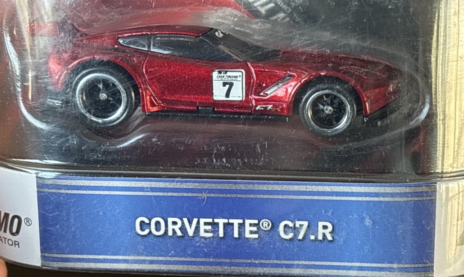 Corvette C7.r Red Gran Turismo – 2016 Hot Wheels Retro Real Riders 1/64