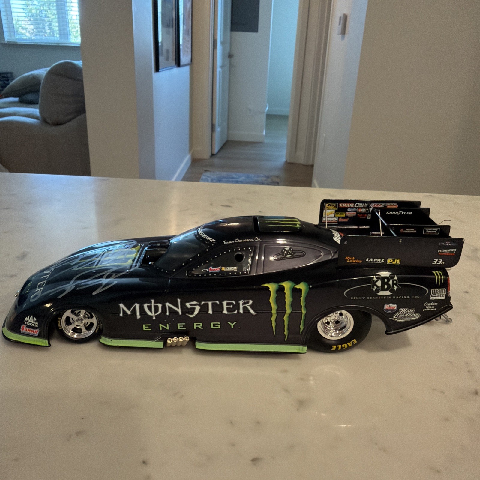TOMMY JOHNSON JR. MONSTER ENERGY 2008 AUTOGRAPHED #78 of 738 MINT! NO BOX