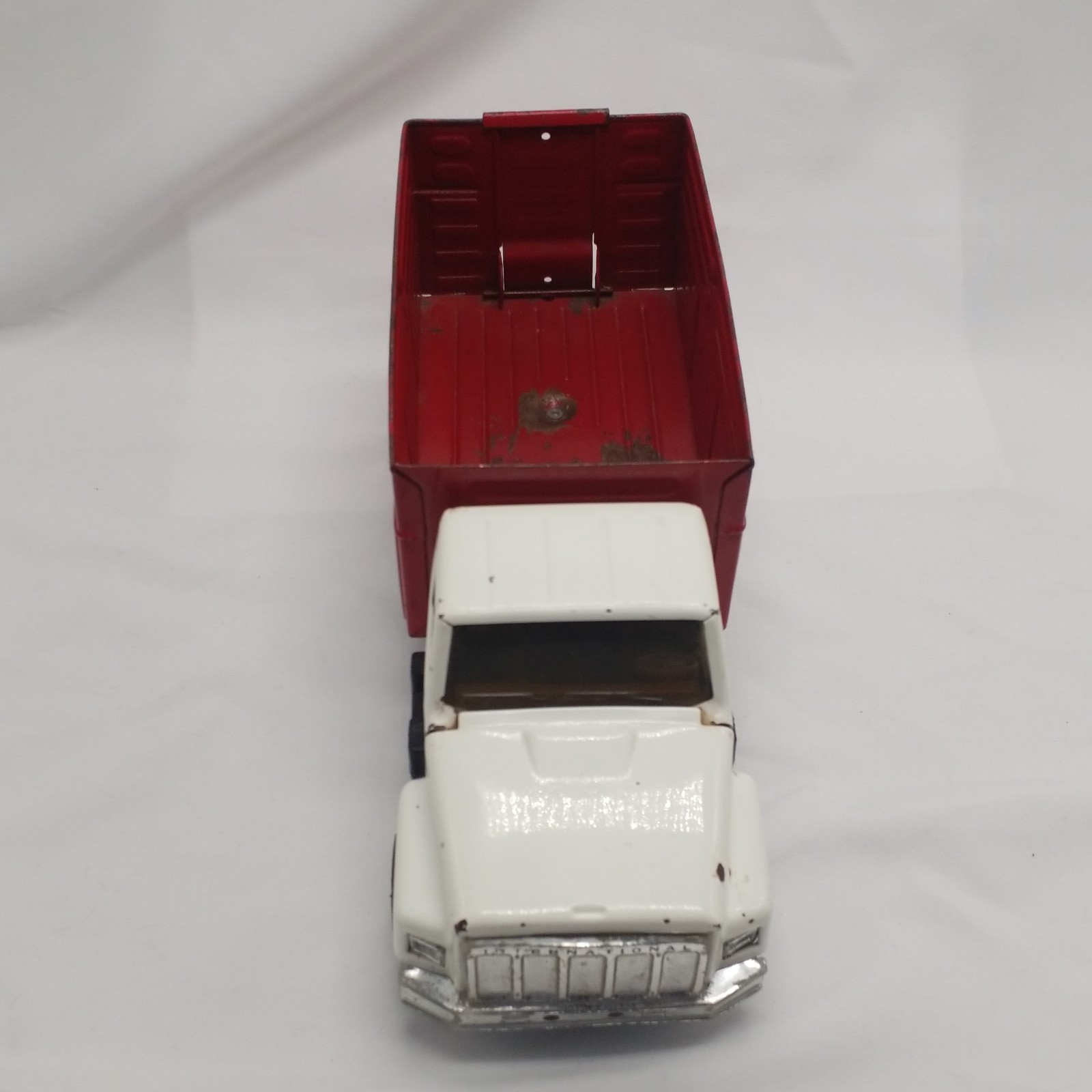 VTG 1987 ERTL Campbells Soup Truck Pressed Steel International Grain Dump Toy