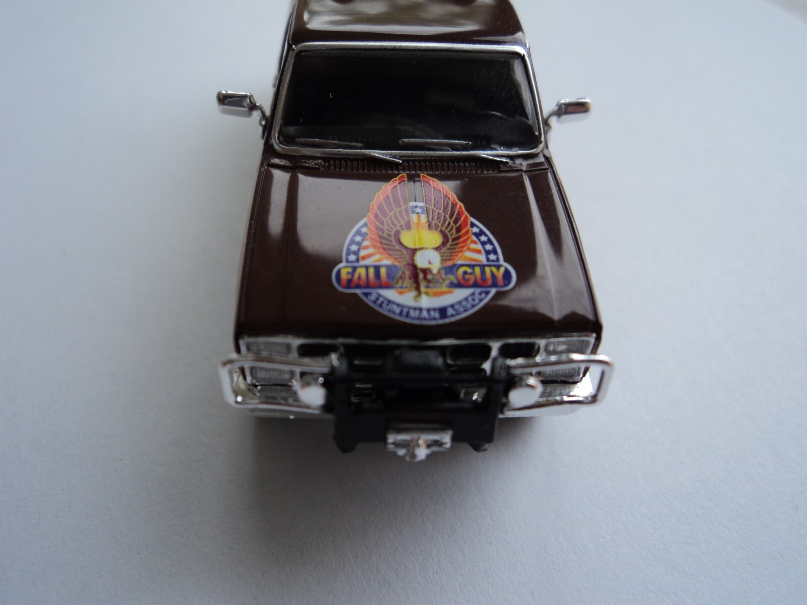 BREKINA 1981 GMC SIERRA GRANDE PICKUP TRUCK BROWN / GOLD HO 1/87 PLASTIC