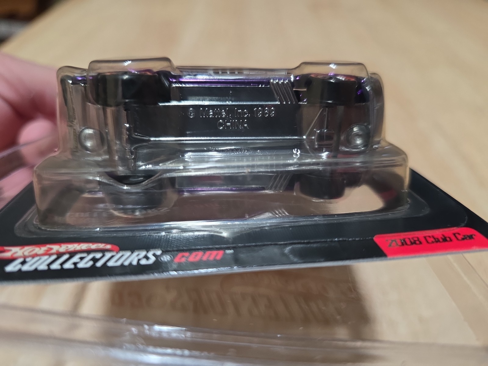 1968 Ford Mustang Boss Hoss Purple Hot Wheels Red Line Club RLC 2008 w Protector