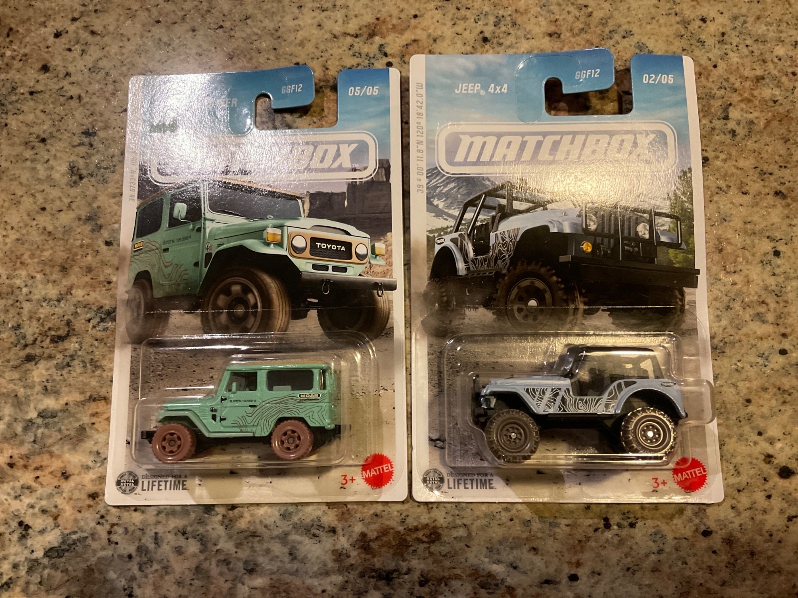 Matchbox Toyota Land Cruiser Fj40 + Jeep 4×4 2026 Lot of 2