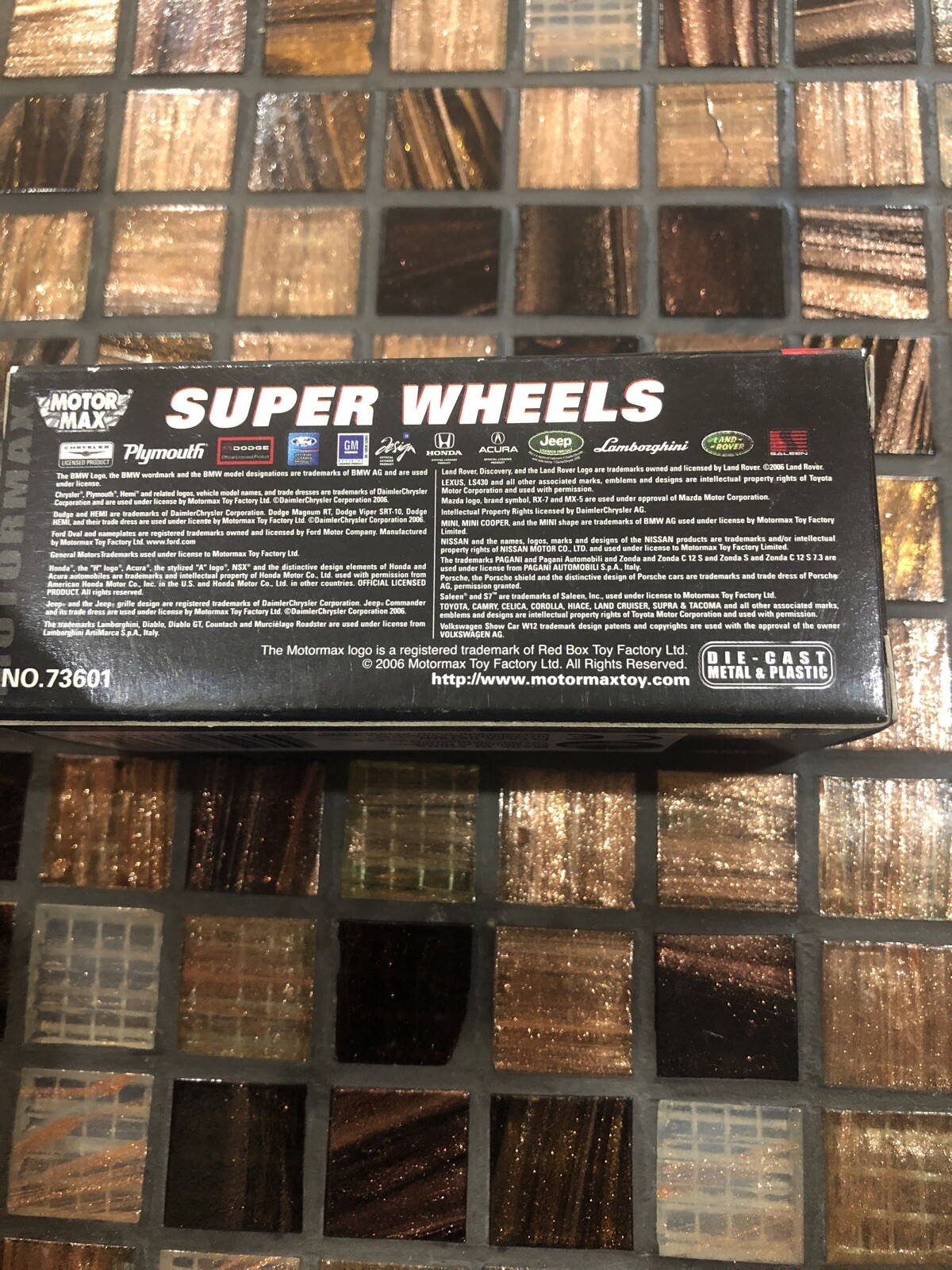 Motor Max Super Wheels Die Cast Metal And Plastic