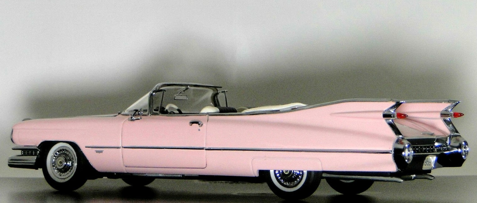 Cadillac Car Eldorado Vintage1967Custom Classic1:24Model1959Race 18Carousel Pink