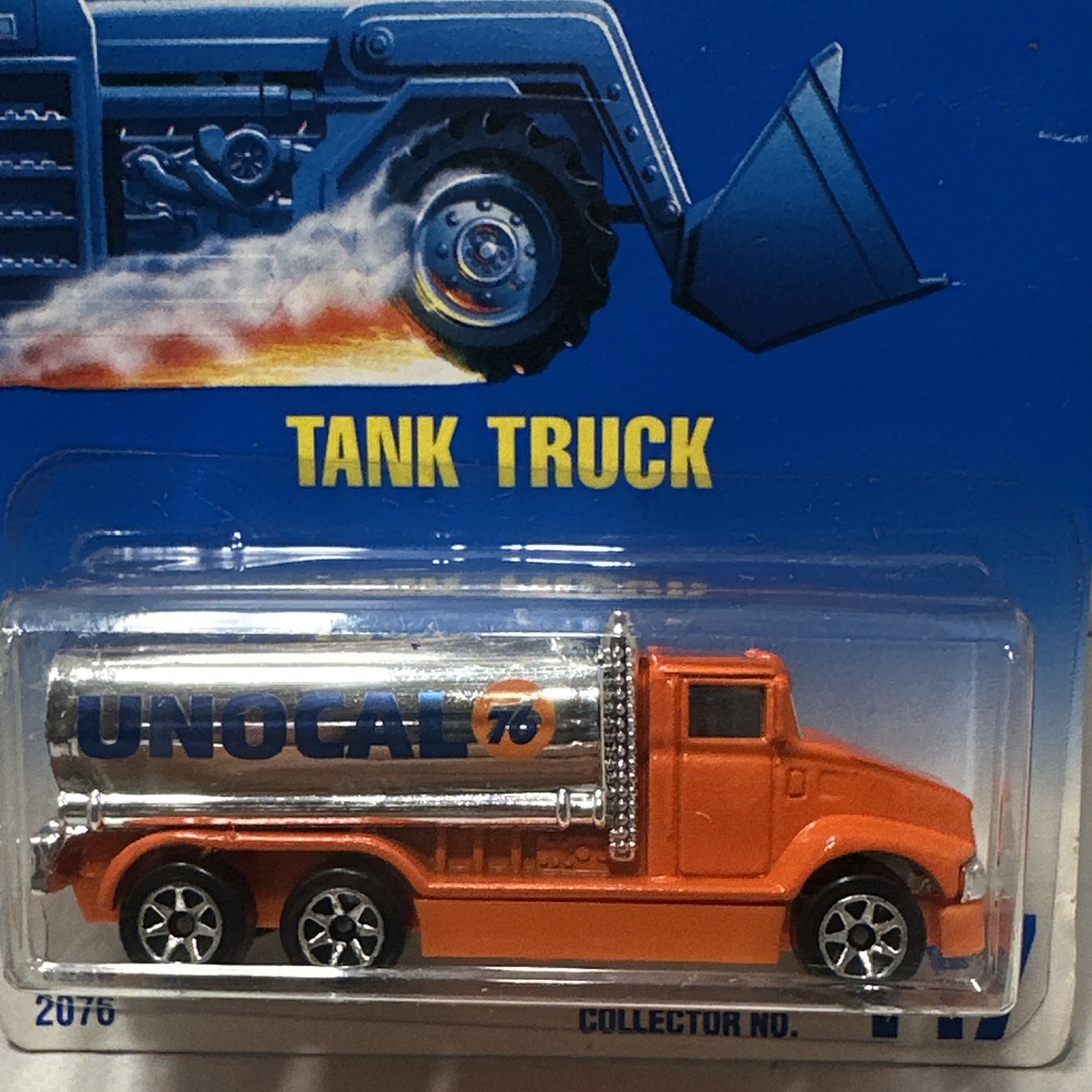 Hot Wheels UNOCAL 76 Tank Truck Orange/Silver Diecast Metal 1:64