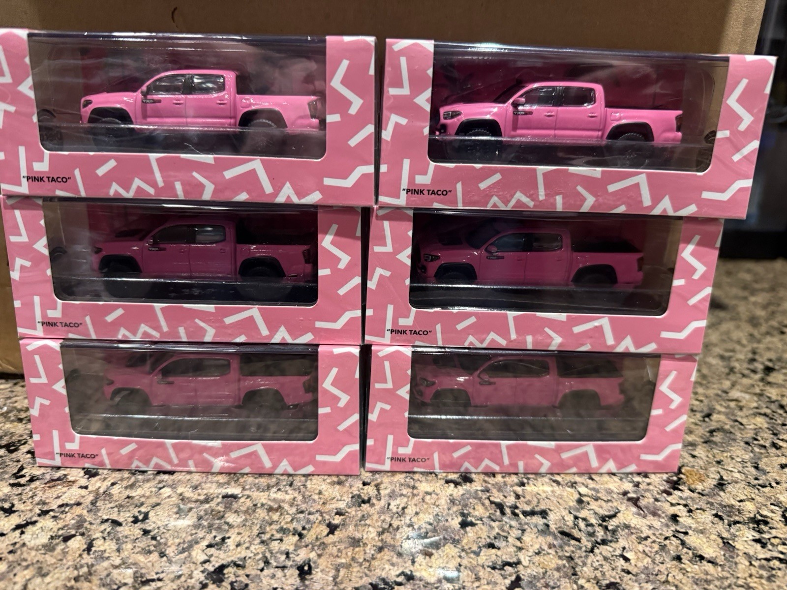 1/64 DiecastTalk Exclusive GCD Toyota Tacoma TRD PRO Pink Taco 1.0 New