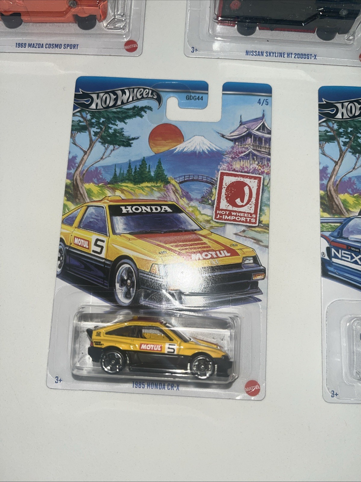 2024 Hot Wheels J-Imports GDG44 Set Of 5 Honda Acura Nissan Toyota Mazda JDM