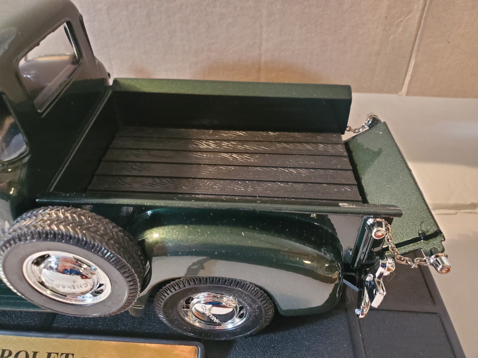 Vintage Fairfield Mint 1953 Texaco Chevy Pick-Up Dark Green Metallic OB & Papers