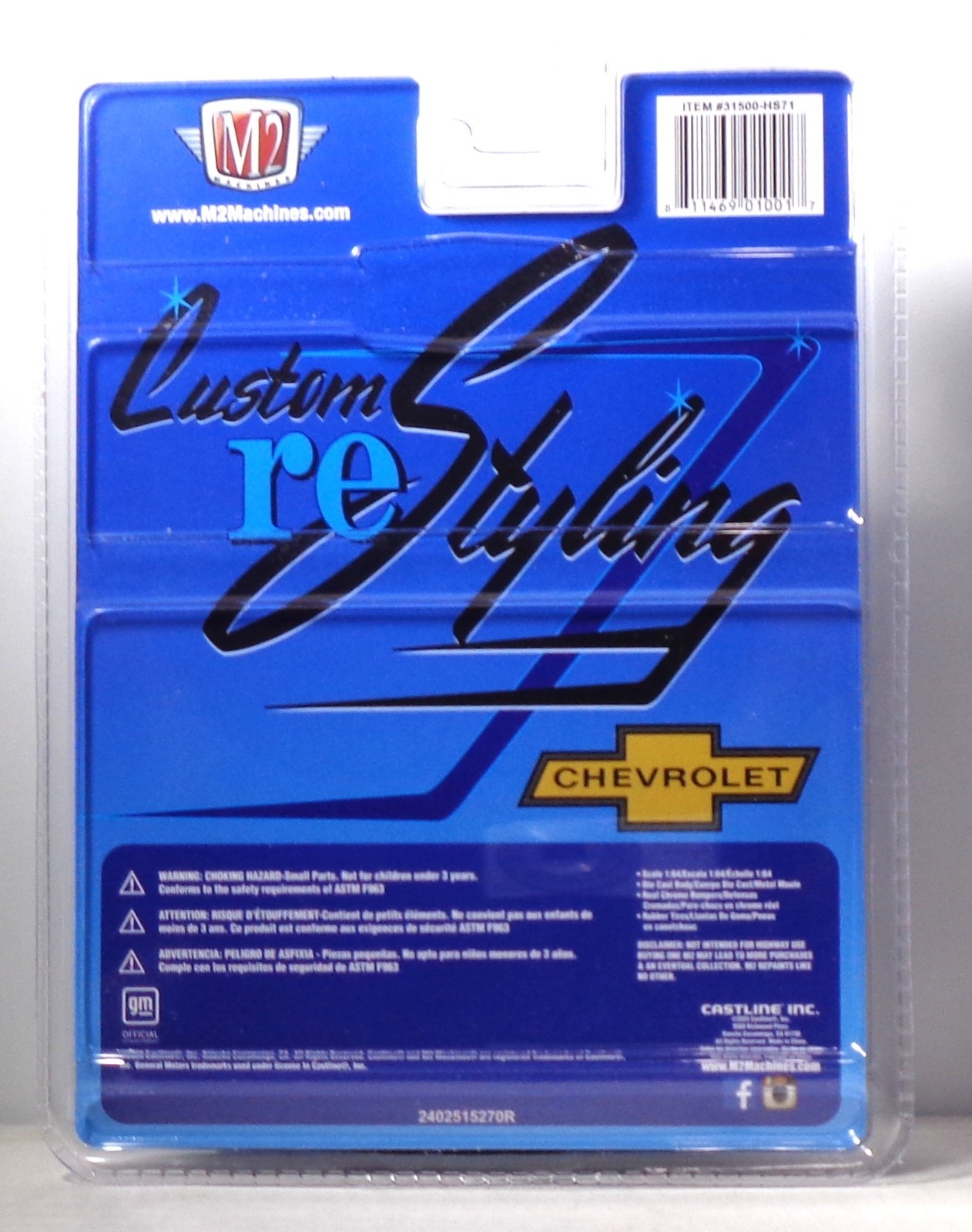 1973 Chevy Cheyenne Super 10 Restyling HS71 Limited Edition Hobby Exclusive Blue