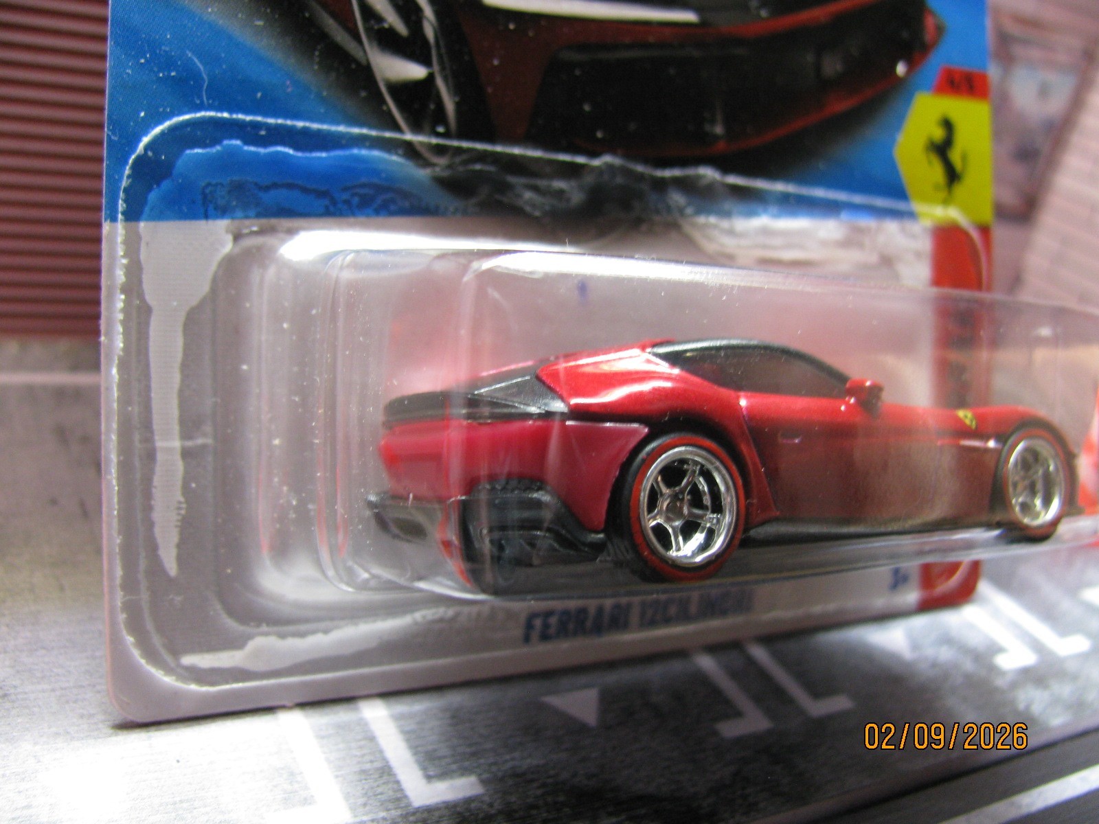 2026 Hot Wheels Burgandy Ferrari 12Cilindri #94 w/Real Riders Wheel Swap