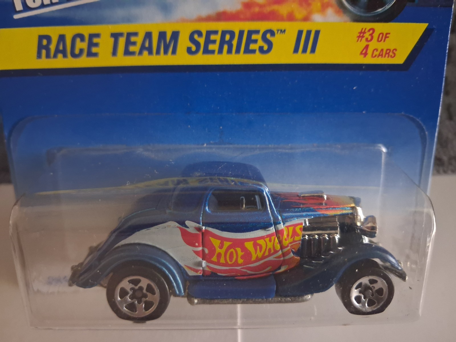 Hot Wheels Race Team Series III – Complete 4 Car Set – Vintage 1997 Sealed