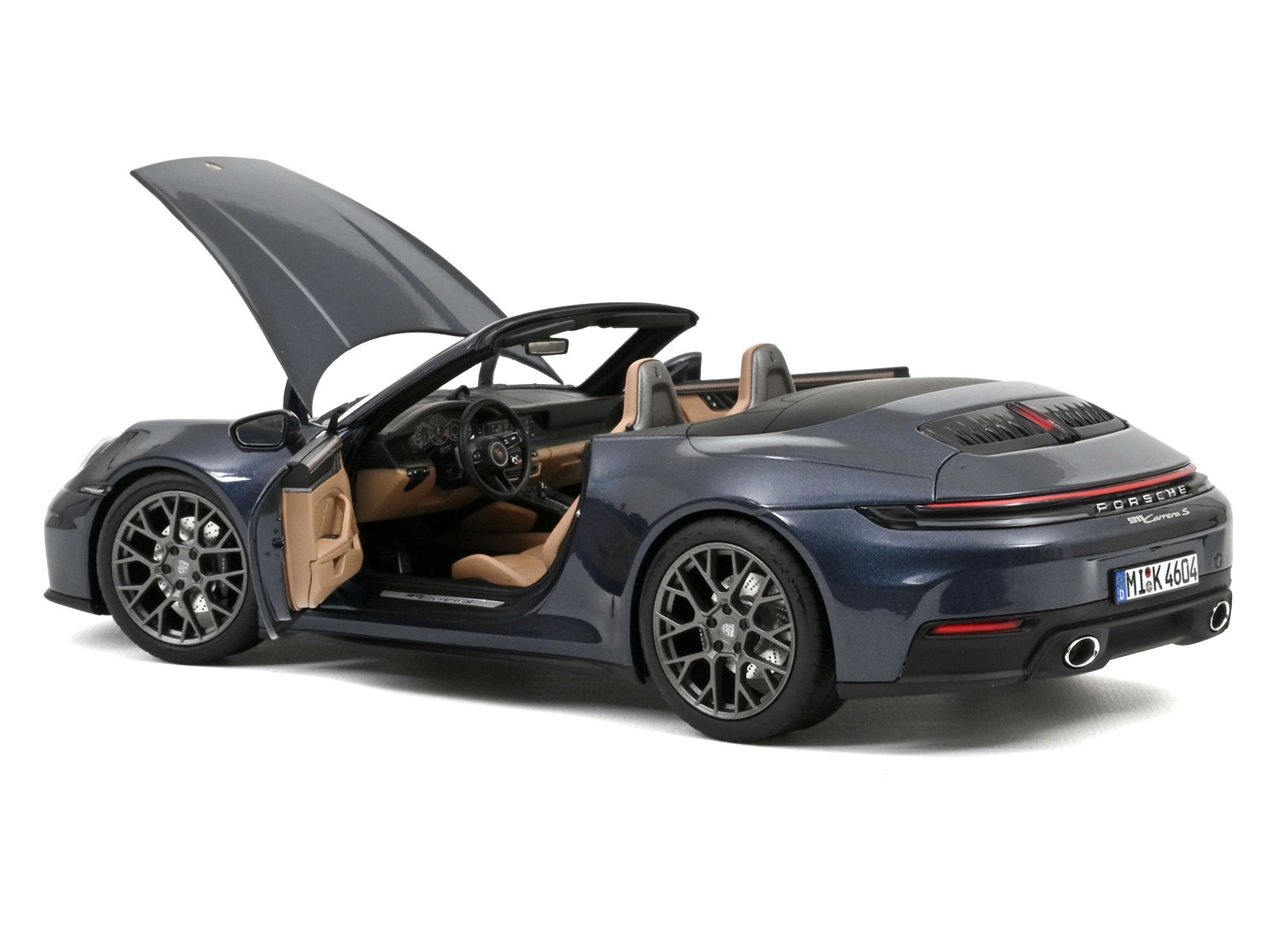 2024 PORSCHE 911 CARRERA S CABRIOLET YACHTING BLUE 1/18 DIECAST BY NOREV 187180