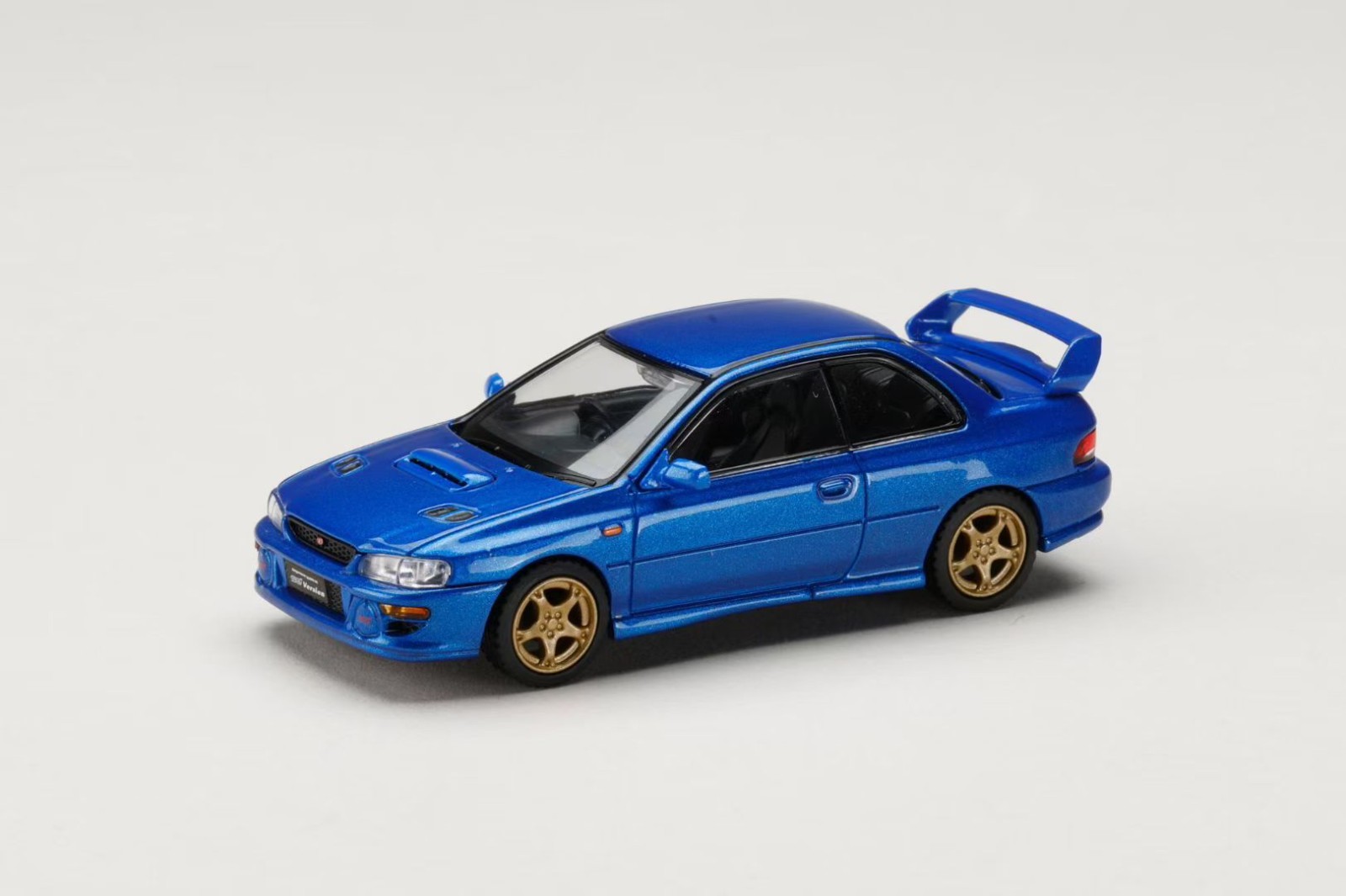 Hobby Japan 1/64 Subaru Impreza WRX Type R STi Blue Diecast Car Model