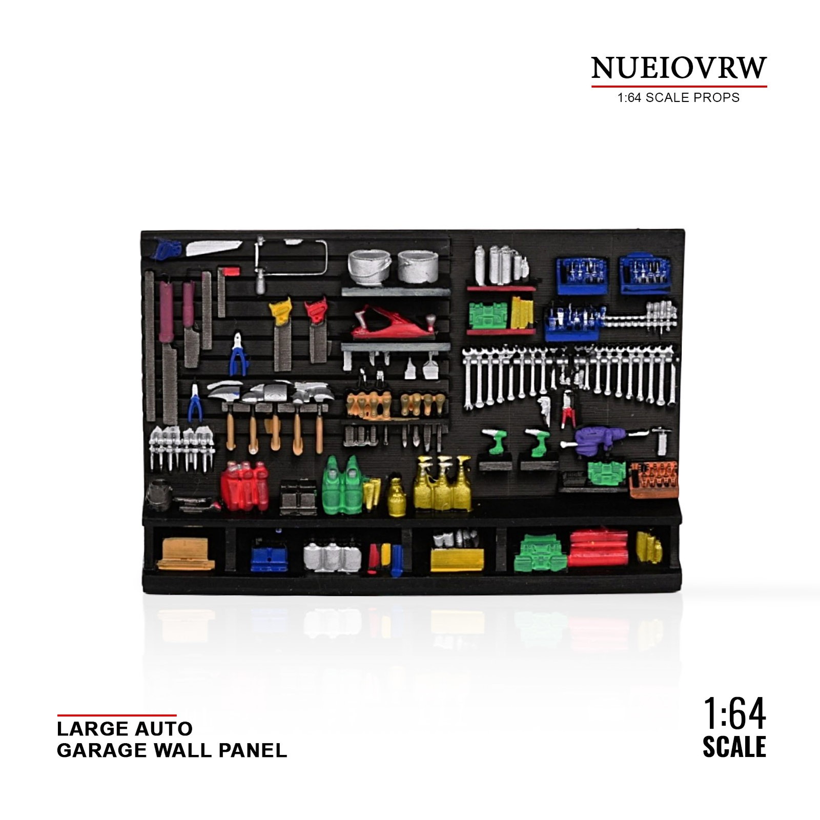 US Diorama 1/64 Car Garage Model Repair Workshop Tuning Scene Tools Accessories