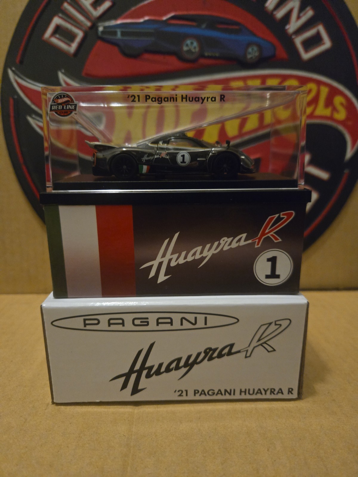 Hot Wheels 2023 RLC ‘21 Pagani Huayra R Silver