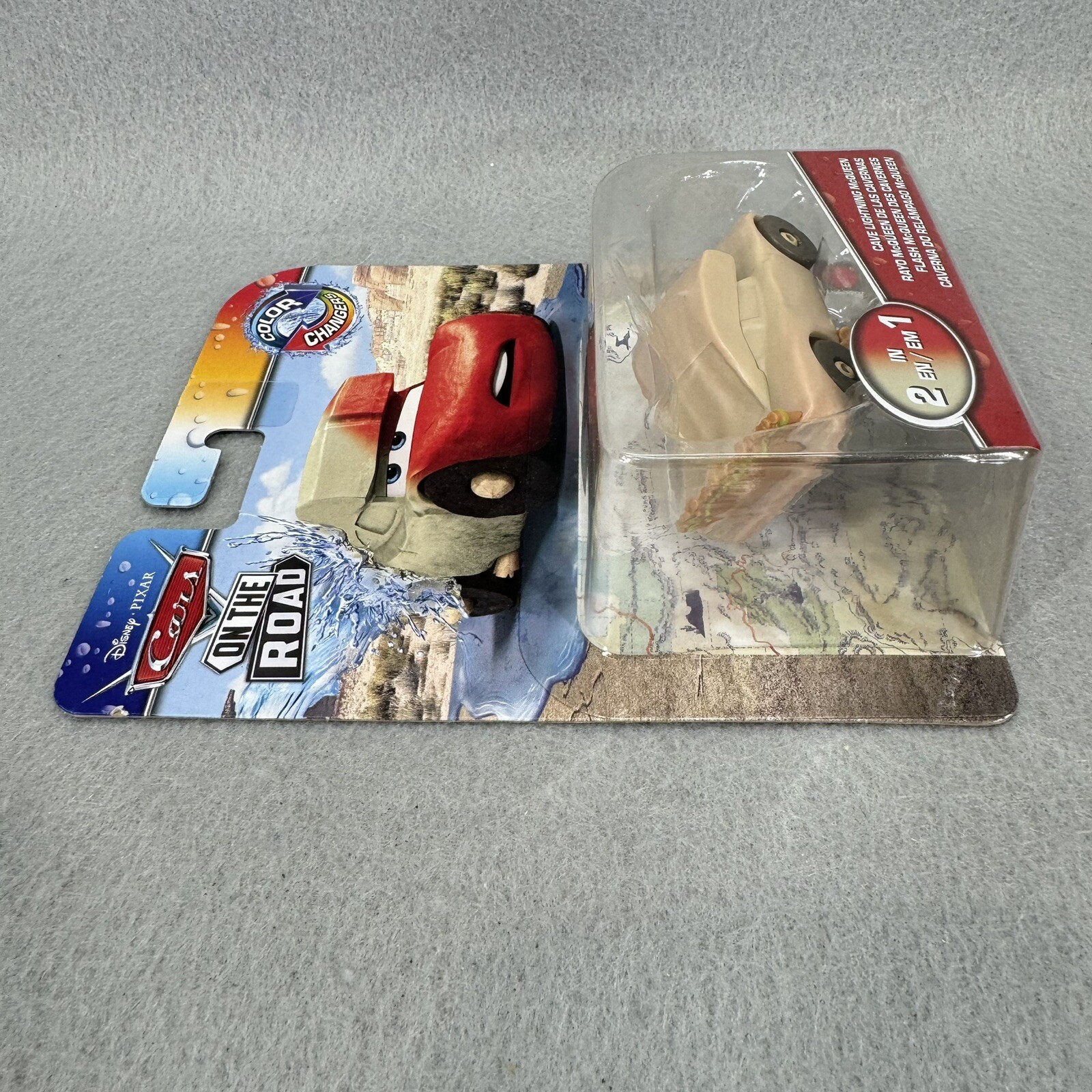 NEW Disney Pixar Cars On The Road “Cave Lightning McQueen” Color Changers 1:55