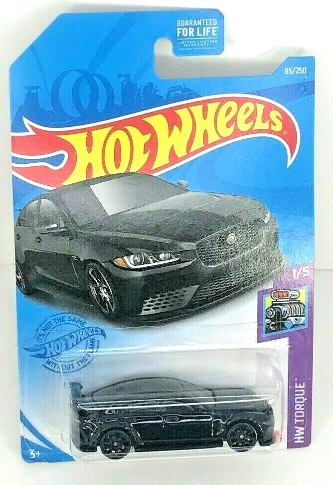Hot Wheels Black Jaguar XE SV Project 8 #85 HW Torque 1/5 GTB90-M9C0K