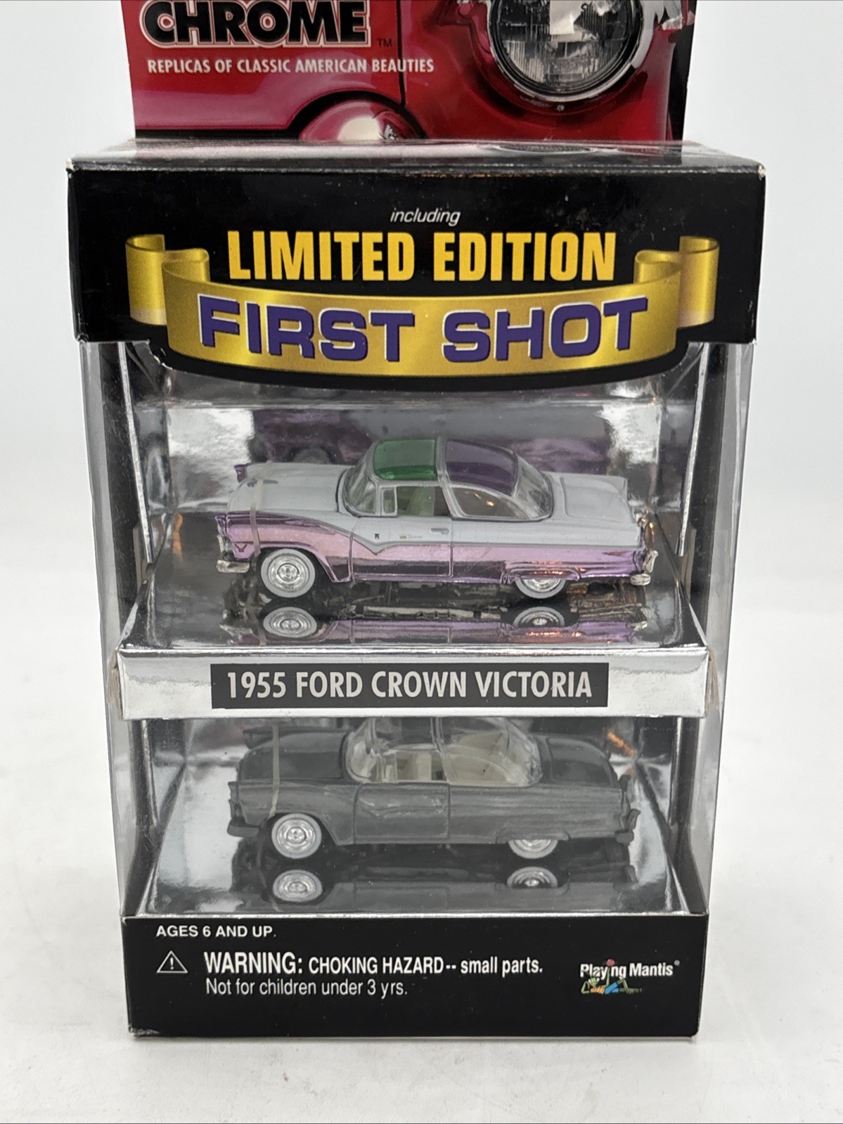 Johnny Lighting American Chrome Ed First Shot Set 1955 Ford Crown Victoria DC1