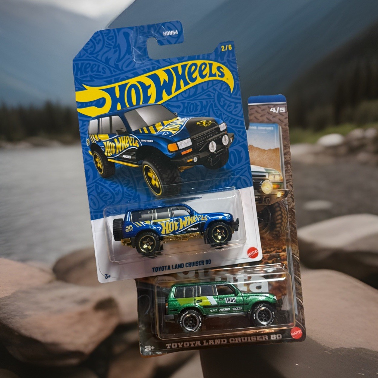 2026 Hot Wheels Anniversary + 2025 Silver Series Toyota LAND Cruiser 80 LOT 2