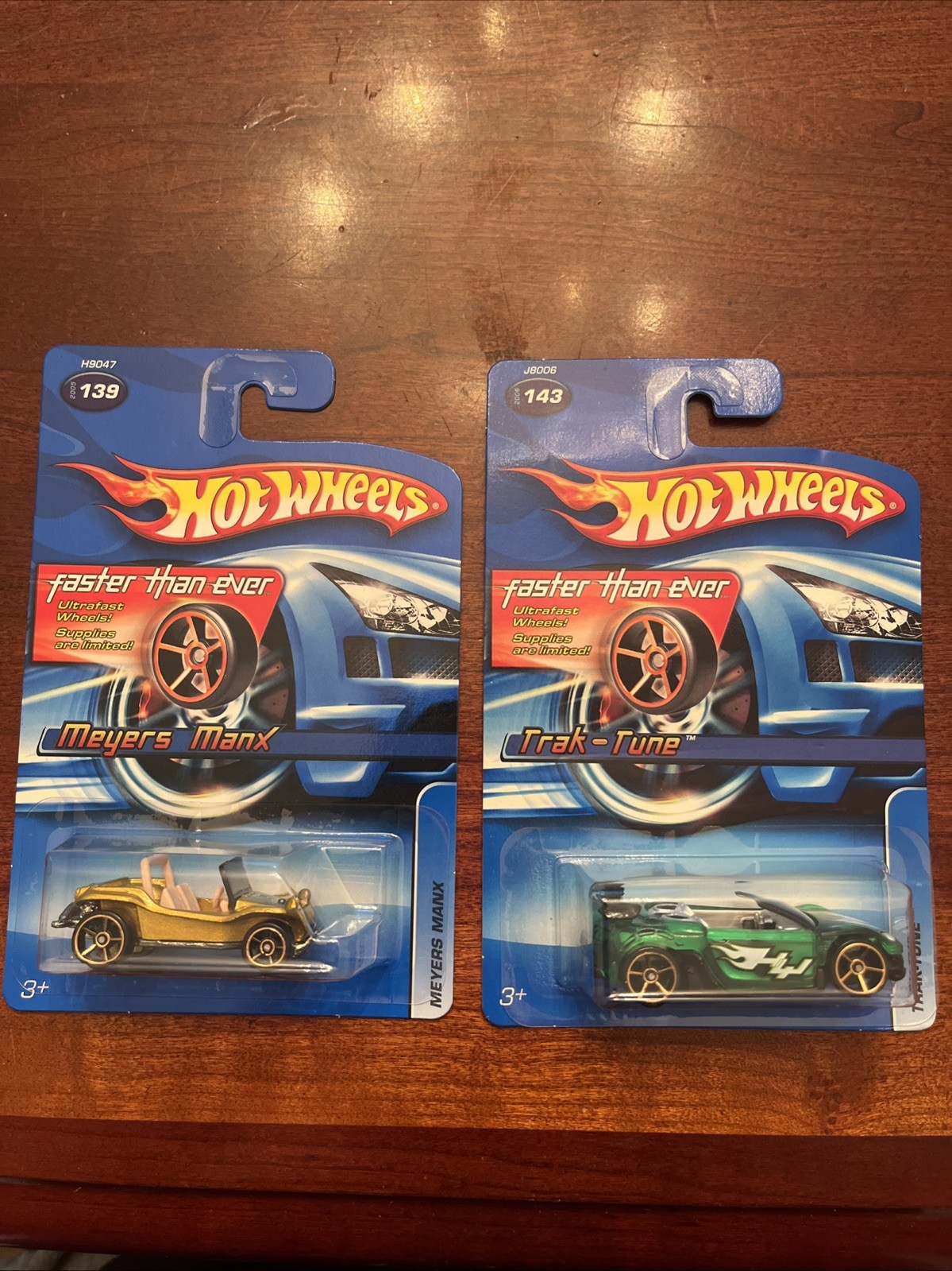 2005 HOT WHEELS FASTER THAN EVER LOT OF 8 VARIOUS CARS FTE NIP FREE SHIPPING