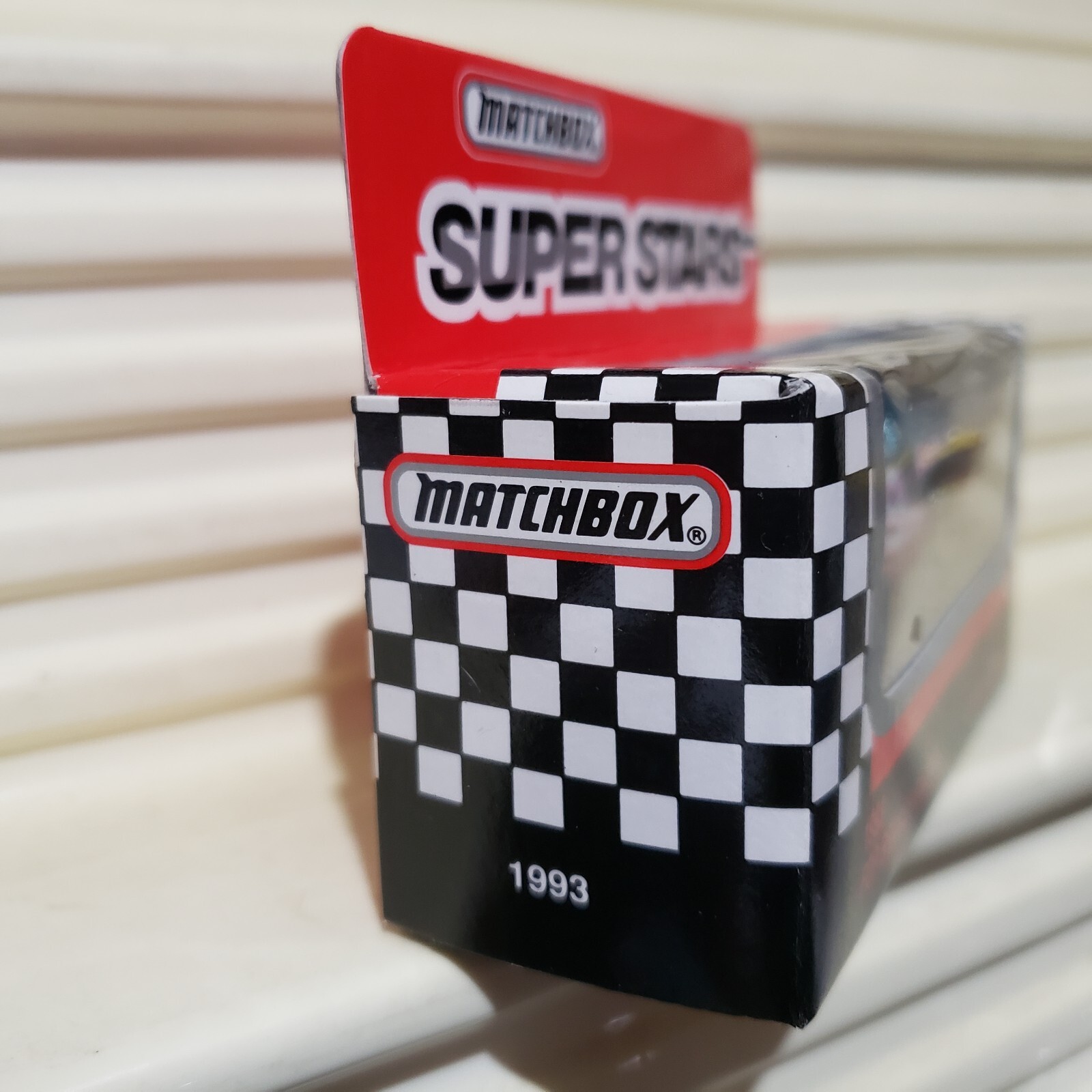 Matchbox 1993 #9 MIKE WALLACE FDP BRAKES Super Stars Car Nu in Mint Box