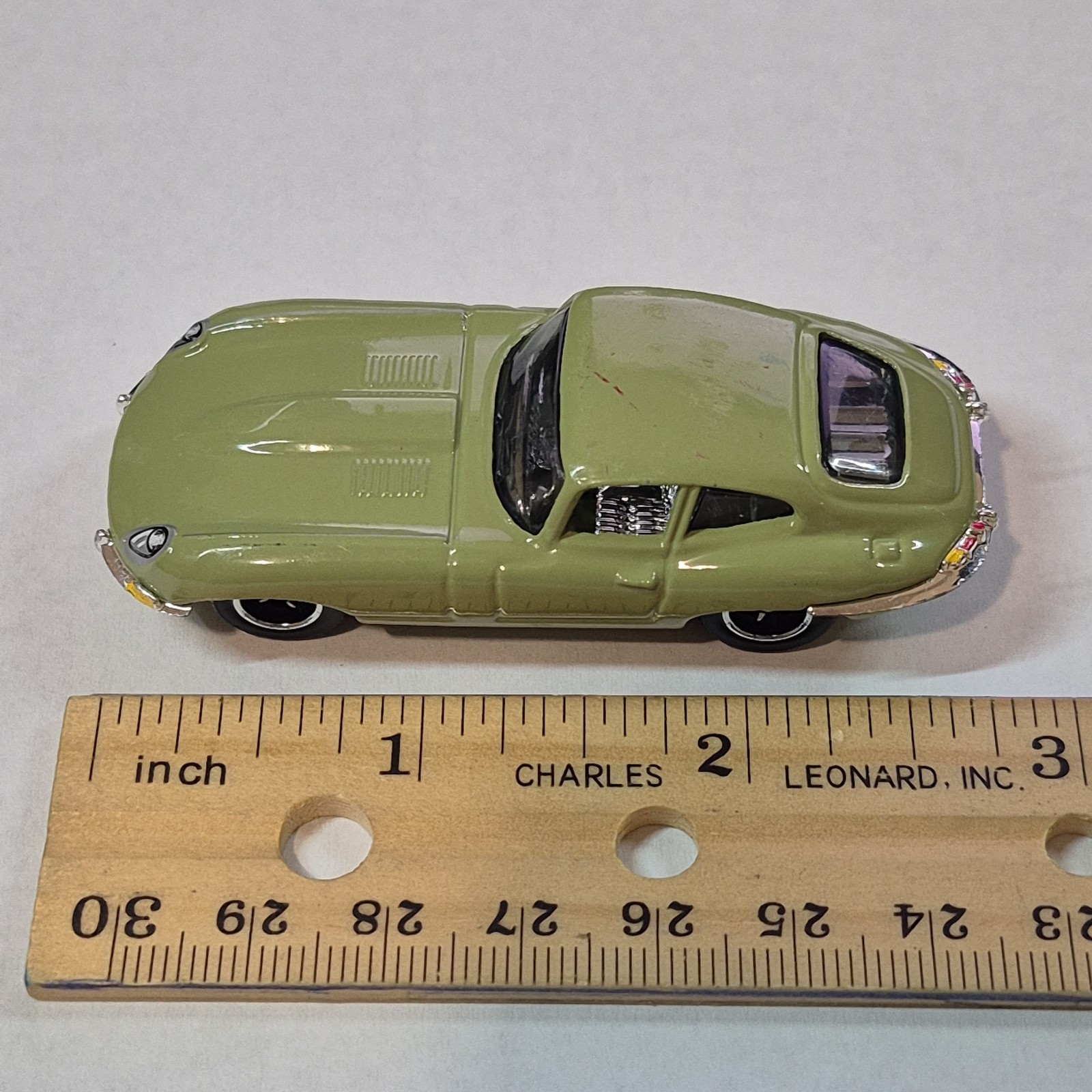 Matchbox 1961 JAGUAR E-type Coupe XKE Pea Green MBX Metal 1:61 Scale Loose