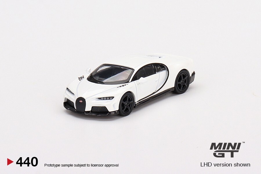 Mini GT 1:64 Bugatti Chiron Super Sport White Diecast Model Car MGT00440
