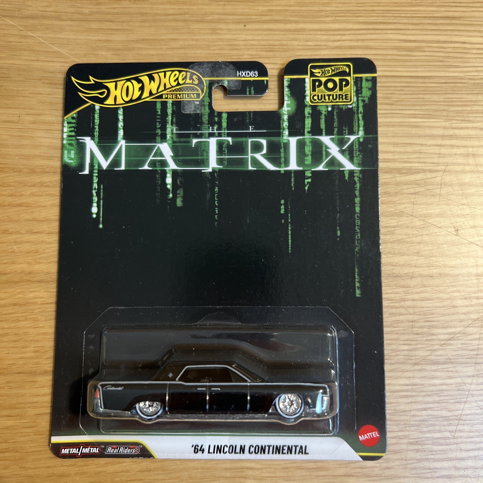 Hot Wheels Premium 2025 Pop Culture “Matrix” ’64 Lincoln Continental New On Card