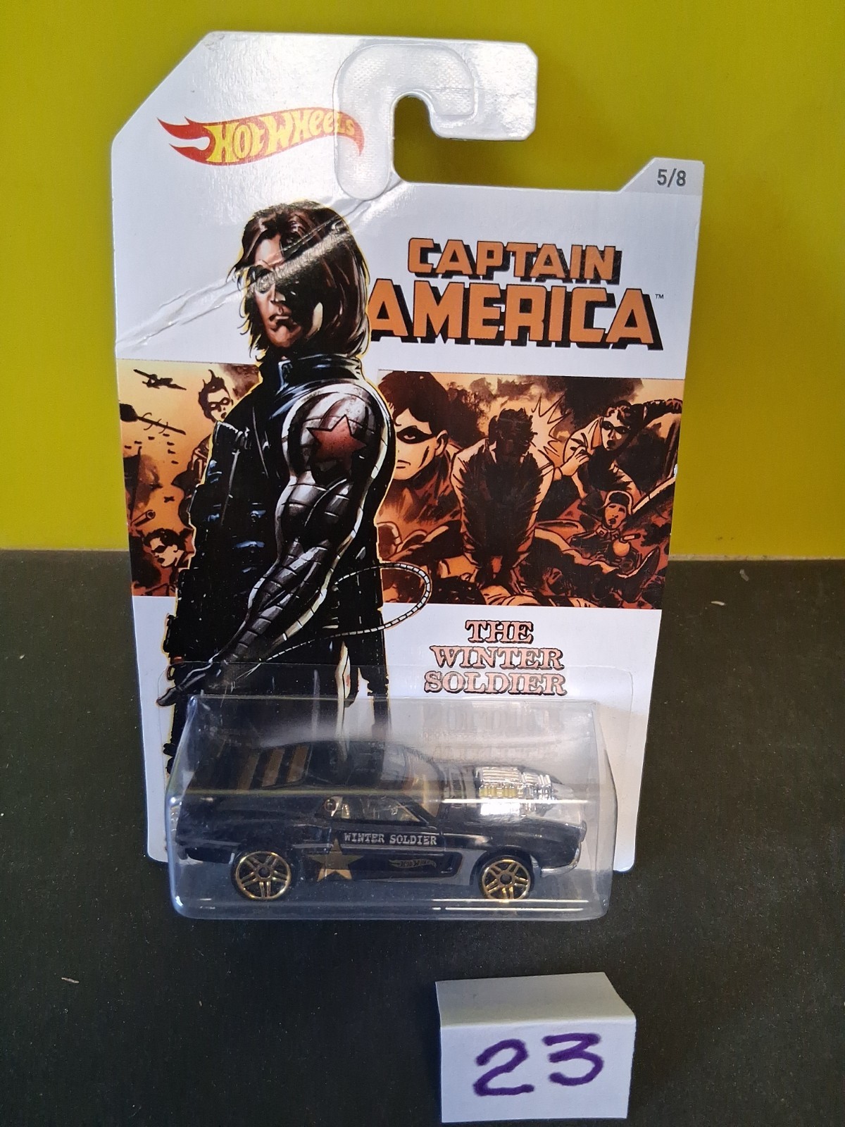 Hot Wheels Marvel Captain America The Winter Soldier Riveted 5/8
