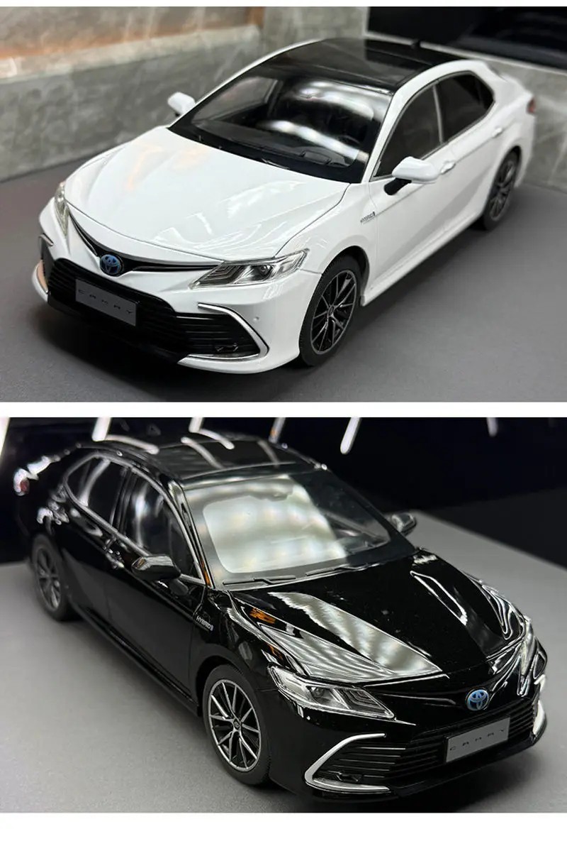 1:18 Toyota Camry 2023 Alloy Diecast Car Model Miniature Scale Model Car Gift