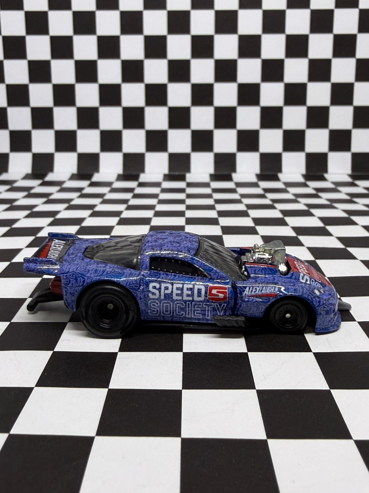 *LOOSE* Hot Wheels 2022 Boulevard Series Blue Corvette Z06 Drag Racer 1/64