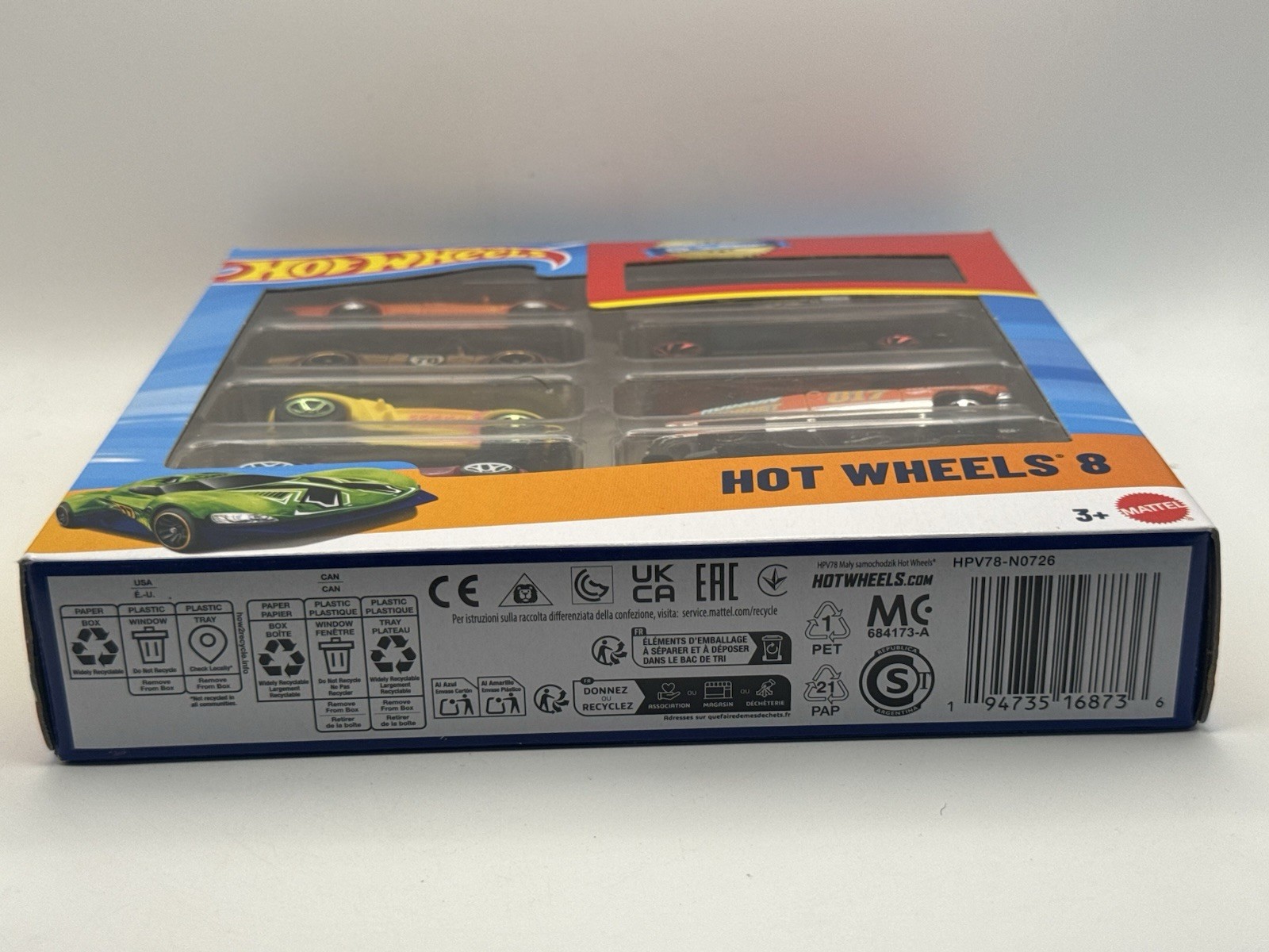 Hot Wheels “Hot Wheels 8” Variety Pack of 8 Cars – 1:64 Diecast Car