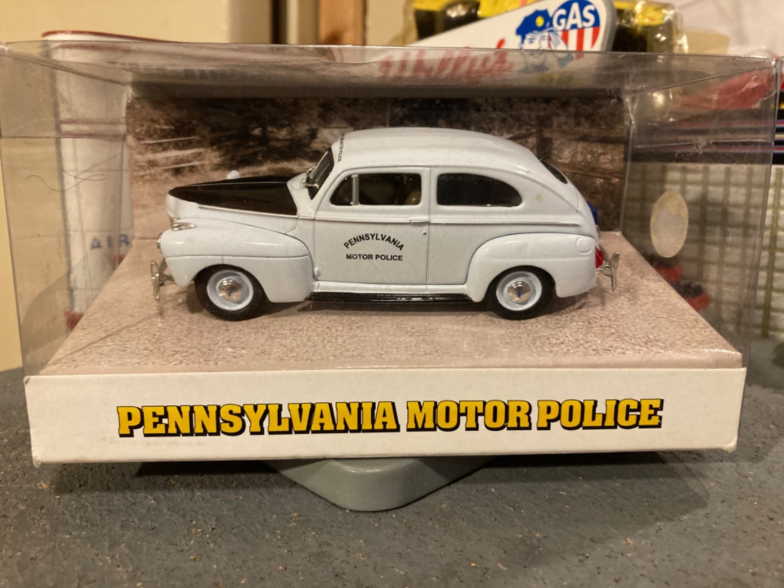 1941 Ford Deluxe Pennsylvania Police Car, 1/43 Scale, New in Original Box