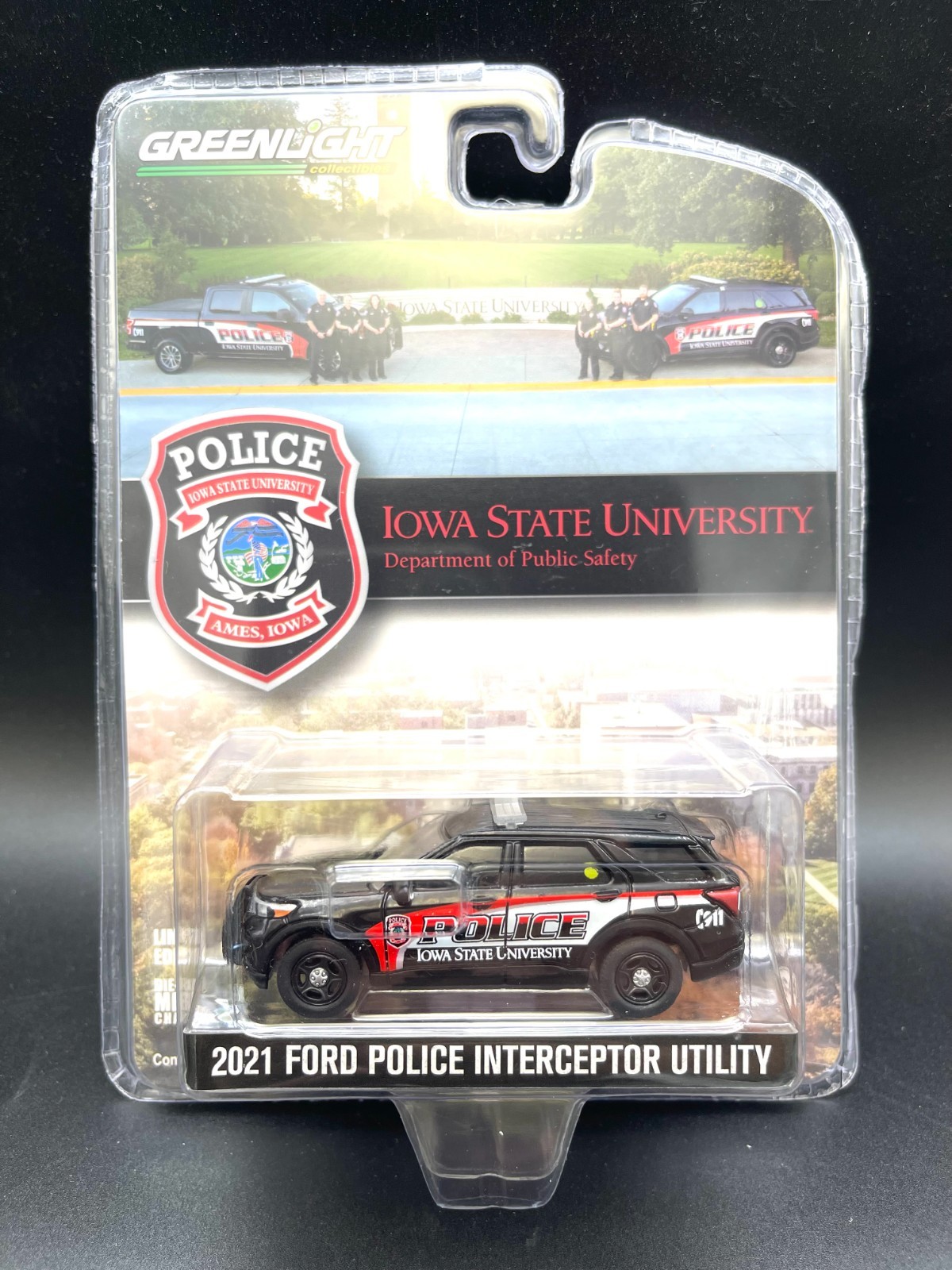 Greenlight Hot Pursuit Iowa State University 2021 Ford Interceptor Utility D3