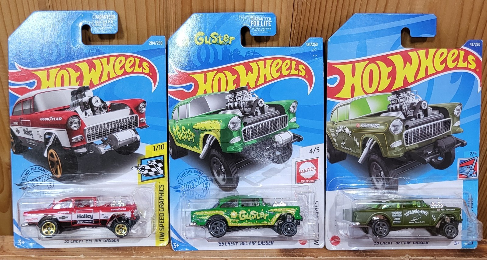 Hot Wheels ’55 Chevy Bel Air Gasser Lot Of 11. Zamac, Collector, Tri Five…
